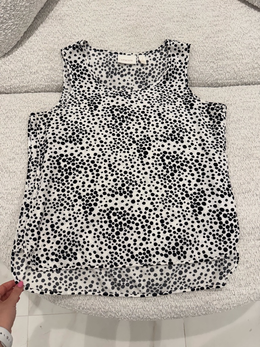 Chico’s Women’s Patterned Sleeveless Top